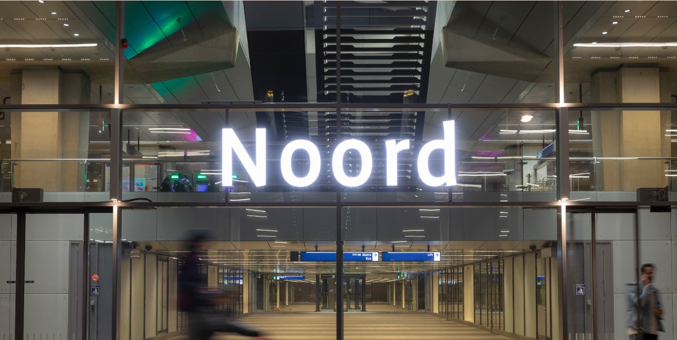 Nieuwe indeling Station Amsterdam Noord: